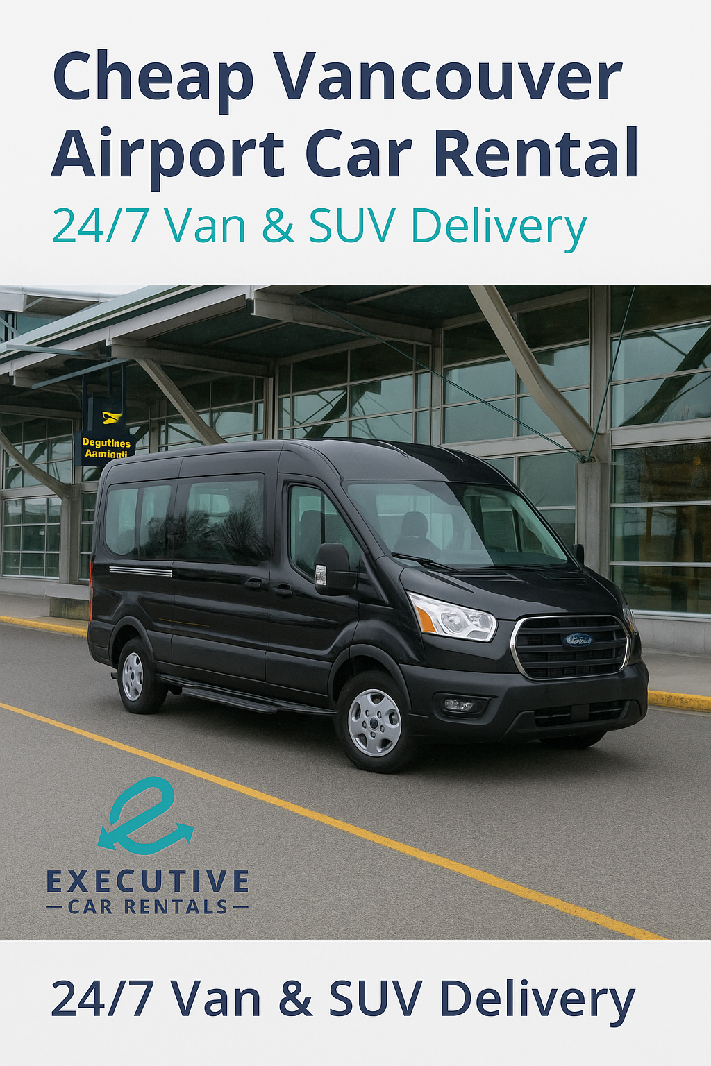 12 passenger van curbside YVR