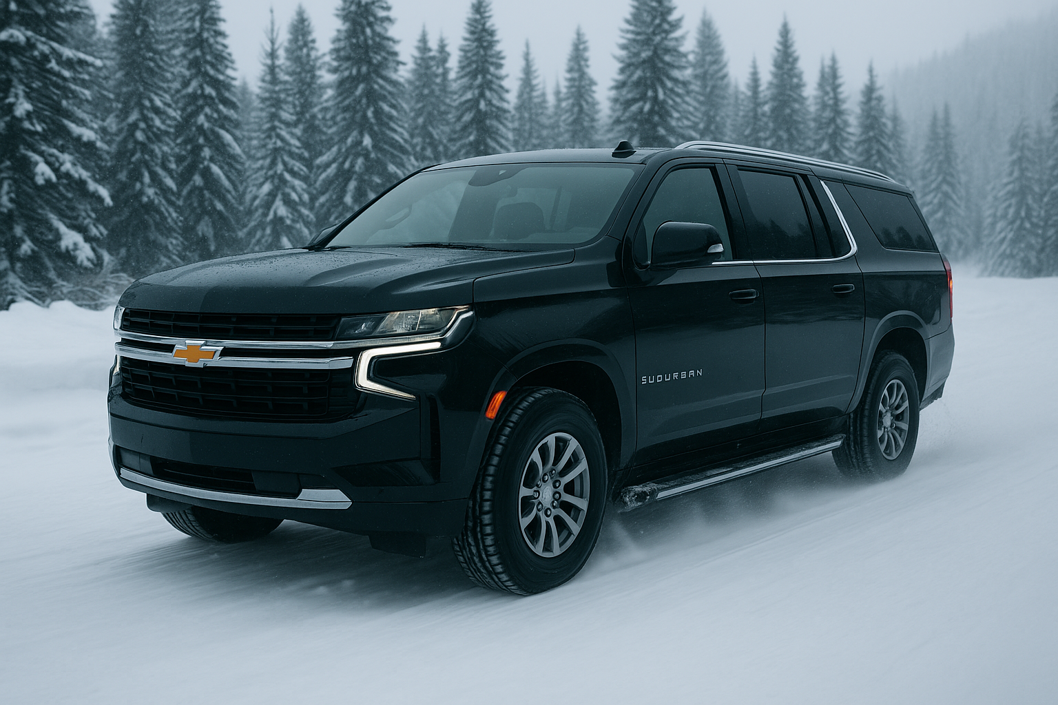 Premium Large SUV Rental Vancouver: Travel in Comfort and Style Chevy Suburbans winter travel 2
