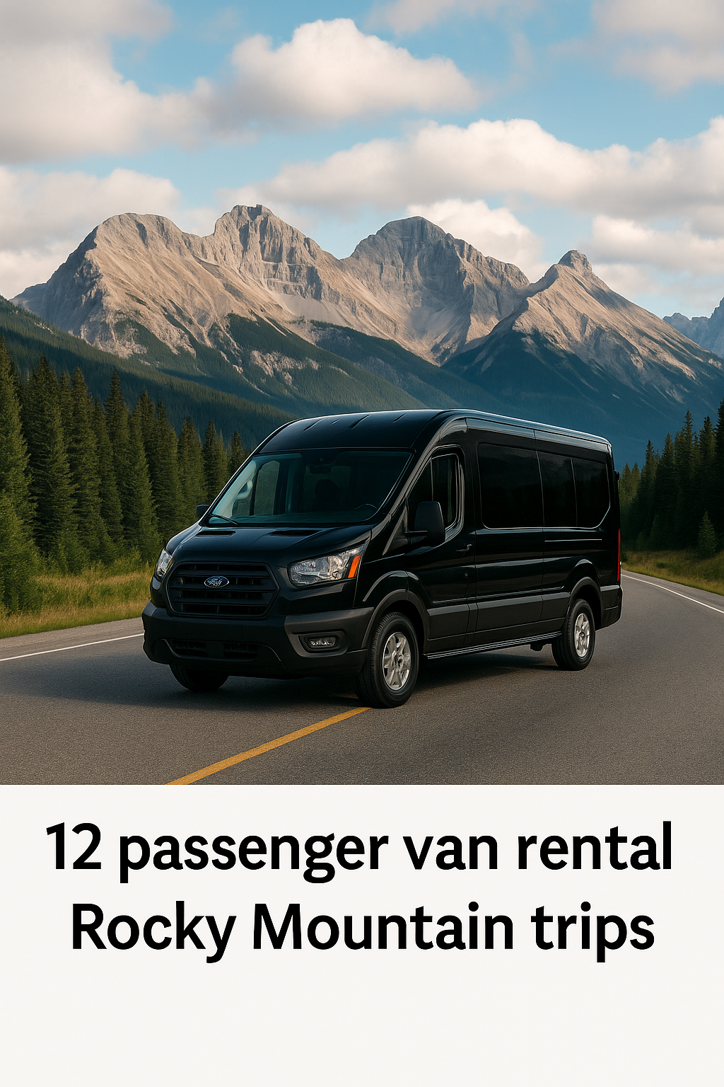 Ford Transit 12 passenger van rental Vancouver