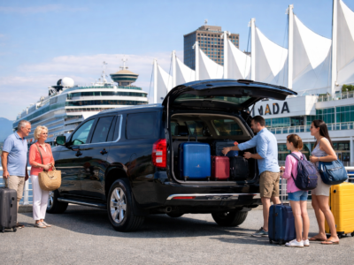 Large 8 passenger SUV at Canada place