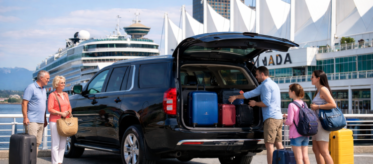 Large 8 passenger SUV at Canada place